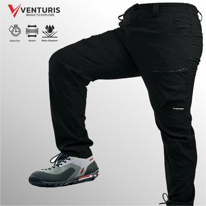 Eiger - Celana Gunung Panjang Outdoor Pria Wanita Celana Hiking Cancer Quickdry Venturis