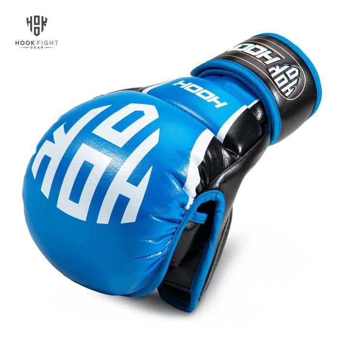 Hook Hybrid MMA Sparring Gloves Giant Blue Sarung Tinju MMA Glove UFC