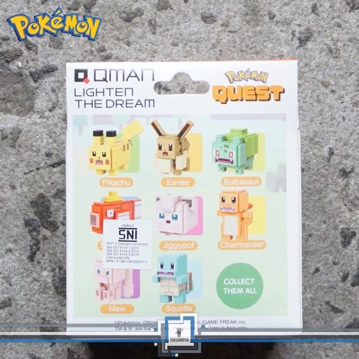 sygk- Qman Pokemon Quest 73011 Blind Box Mainan Brick Blocks Mystery Box