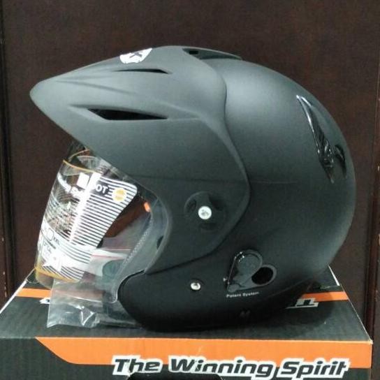 INK CX25 SOLID BLACK DOFF / HITAM DOFF HELM ORIGINAL