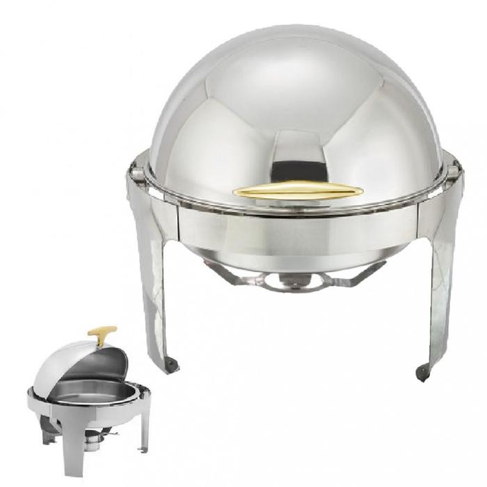 Sunnex Chafing Dish Roll Top Bulat 6.8L Khusus Gosend