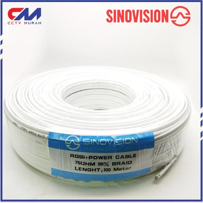 Kabel Coaxial Cctv Rg59 100 Meter, 50 Meter, 25 Meter, Kabel Cctv Rg59 Promo 