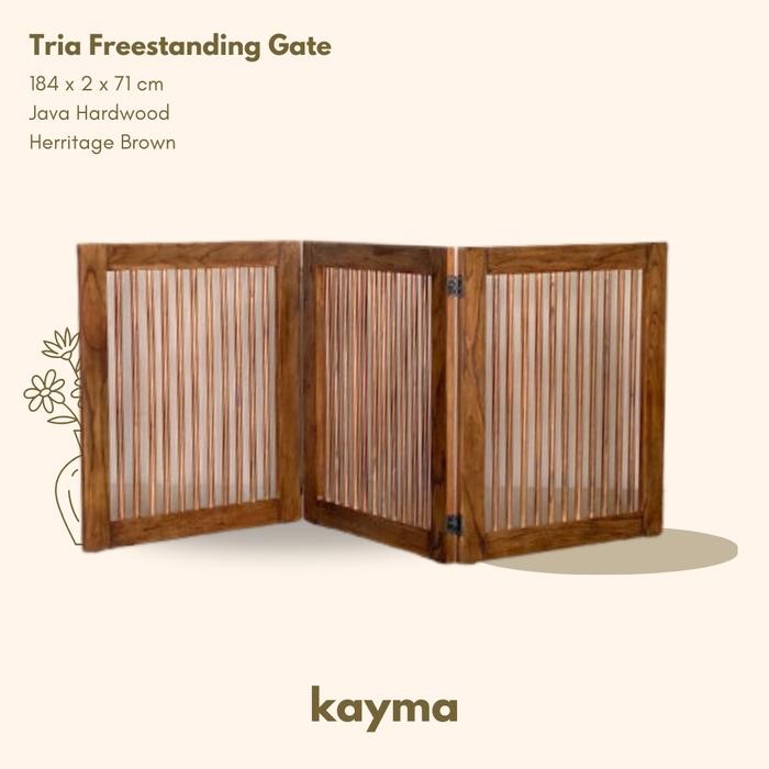 TGR FREESTANDING GATE PET GATE PAGAR PAGAR KAYU BABY GATE PAGAR BAYI PAGAR HEWAN