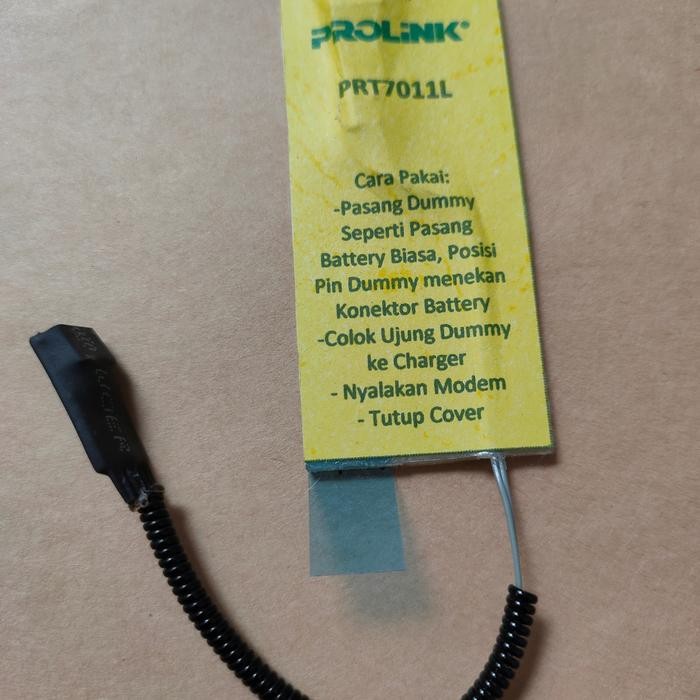 lr4u- Dummy Battery Modem Prolink Prt7011L / Fake Baterai / Batre