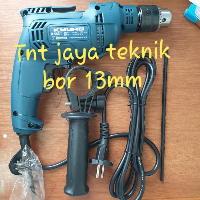 Mesin Bor Tangan Kyuho 13 Mm Impact Drill Kyuho K 550 I/ Kyuho K550I