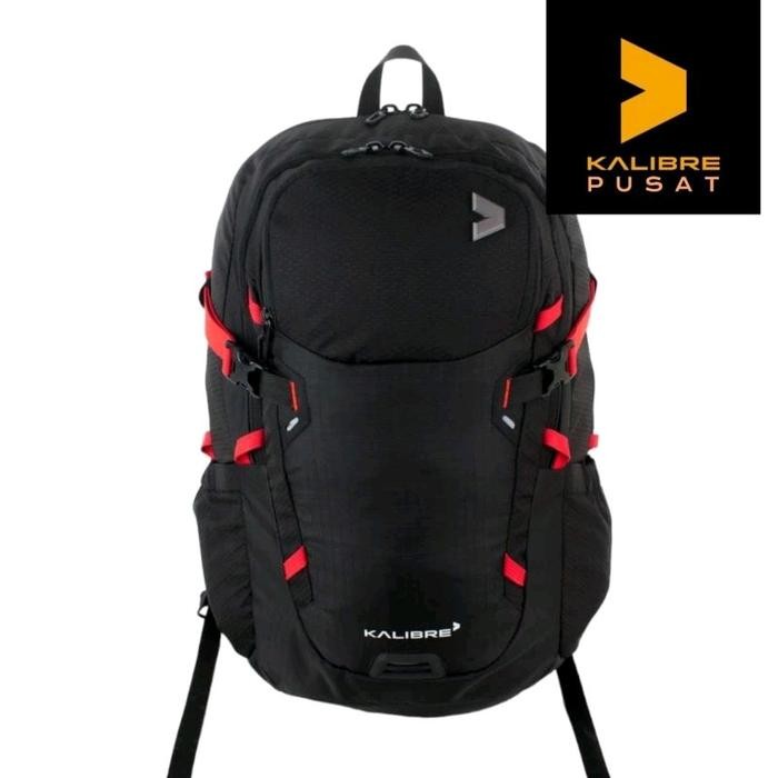 DISKON TAS RANSEL LAPTOP KALIBRE CORVUS 25L BACKPACK KALIBRE CORVUS TAS PUNGGUNG Hitam Sekolah READY