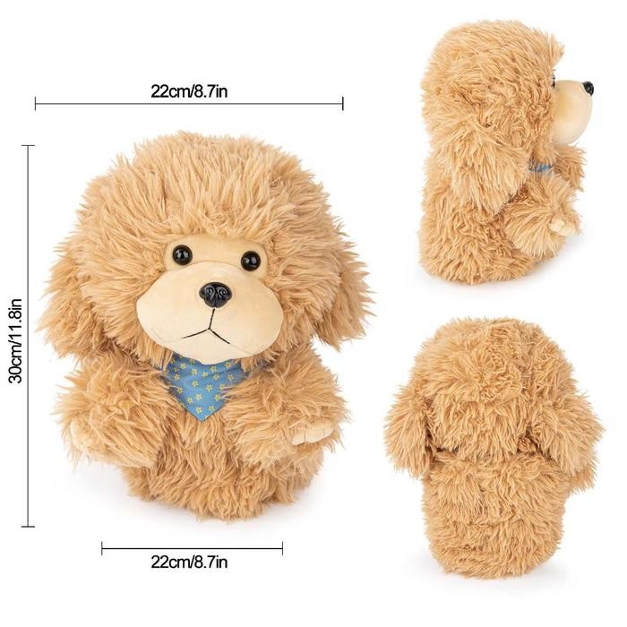 Golf Maltipoo Dog Driver Head Cover Plush Sarung Pelindung Stik Golf Driver Animal Boneka Maltipoo