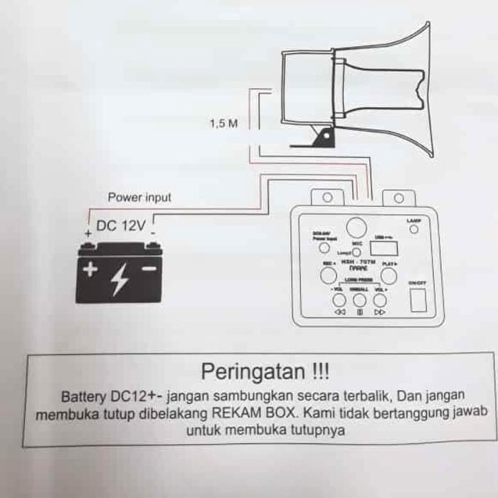 Alat Rekam Toa Narae Voice Recorder jualan keliling toa rekaman