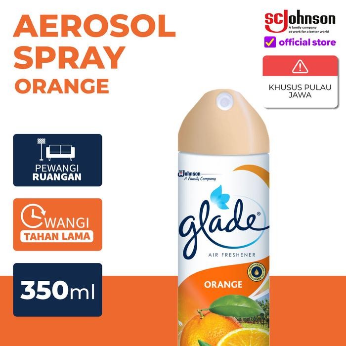 1gx9- Glade Aerosol Orange 350Ml