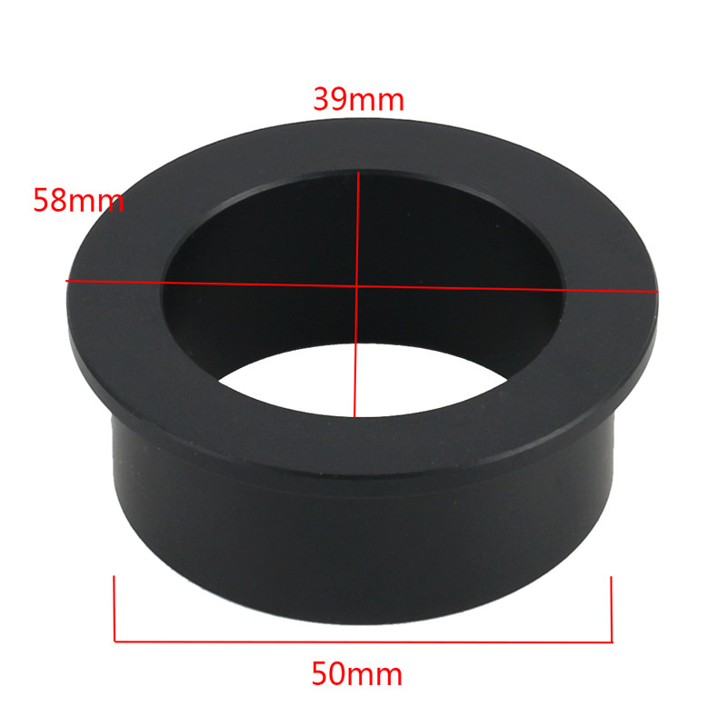 40mm To 50mm Ring Lens Adapter For Microscope Industrial Camera 100X C-mount Lens Microscope Monocul