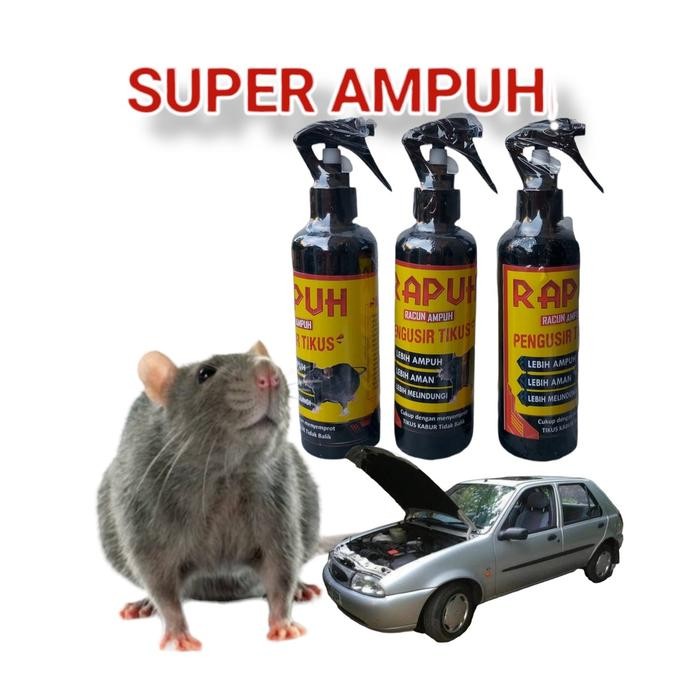 AMPUH Semprotan Pengusir Tikus Spray Cairan Pengusir Tikus Mobil Rumah