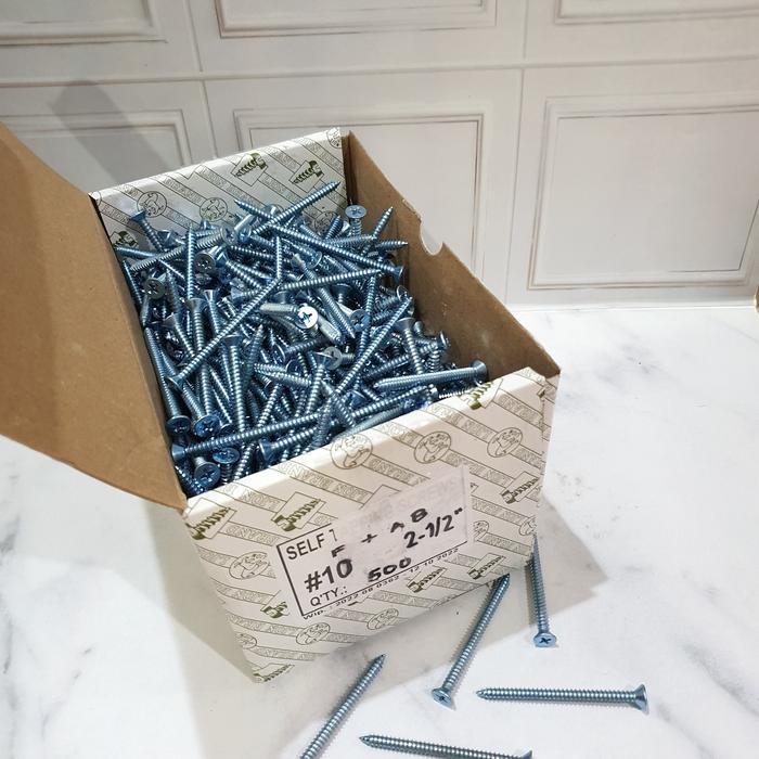 Sekrup JF 10x2-1/2" FH/Sekrup Tapping Screws F+AB 10 x 2-1/2"