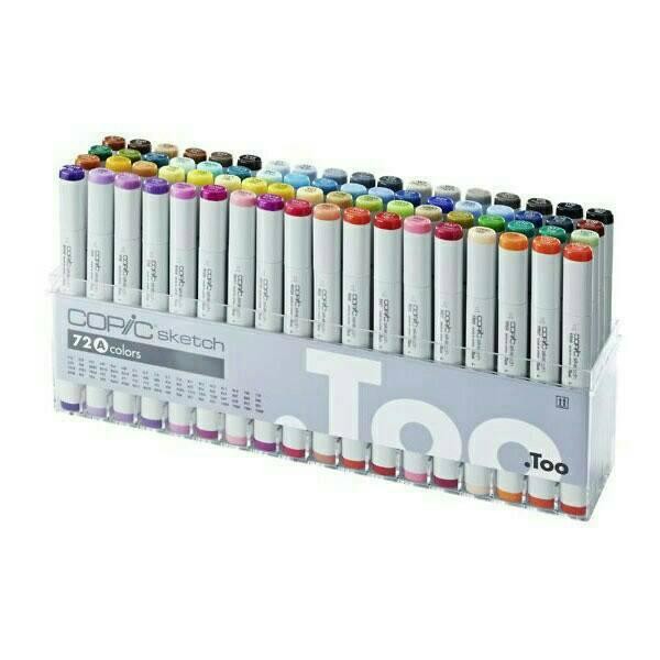 COPIC Sketch Set A 72 pcs