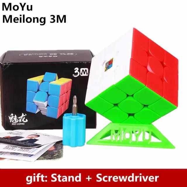RUBIK 3X3 MAGNETIC MOYU WEILONG 3M ASLI ORI