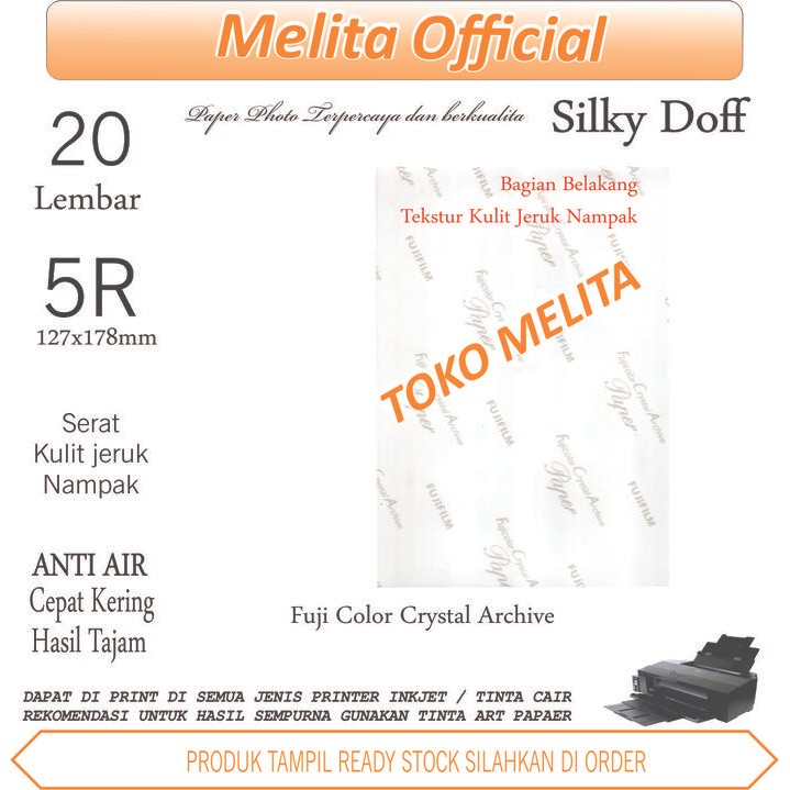 Kertas Foto Fujifilm Dof Ukuran 5R Berkualitas