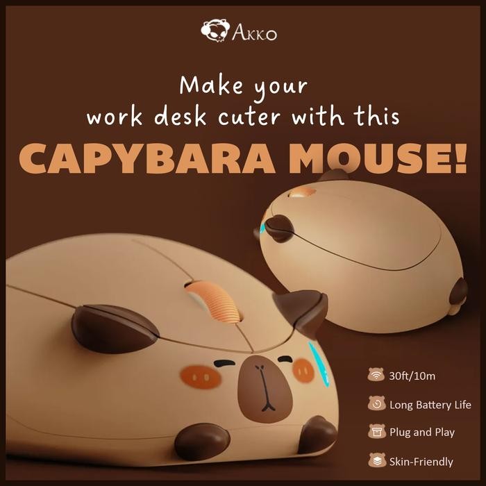 Akko Capybara Mouse - Wireless Mouse