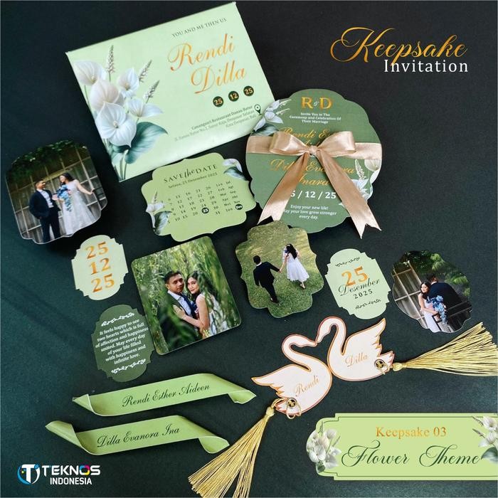 UNDANGAN PERNIKAHAN KEEPSAKE - WEDDING VOWS KONTEN CINEMATIC - UNDANGAN AESTHETIC