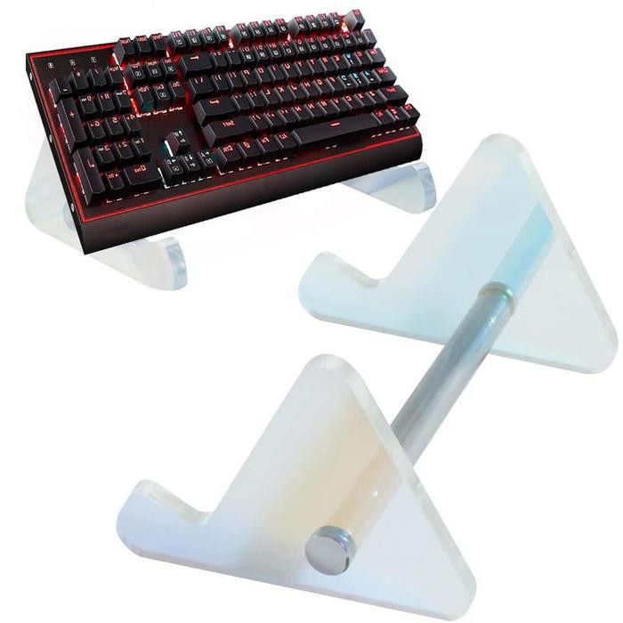 Casing Laptop Keyboard Display Stand Stable Acrylic Keyboard Support Shelf Computer Mechanical Keybo