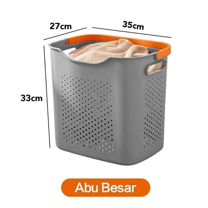 Keranjang Pakaian Kotor Keranjang Laundry Plastik Laundry Bag Serbaguna Multifungsi Bak Baju