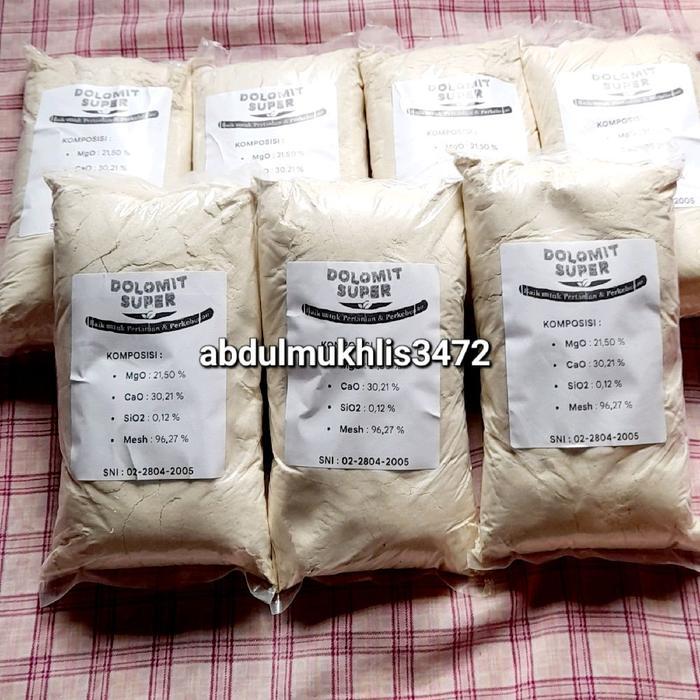 Zumi_Zumi07 Dolomit 1Kg Penetral Ph Tanah, Dolomit Untuk Berkebun , Dolomit , Dolomit Untuk
