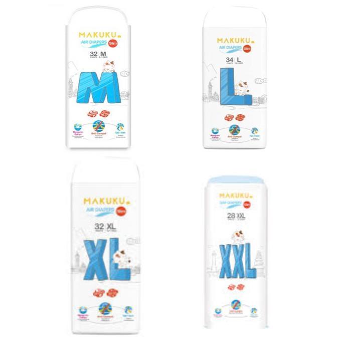 Makuku Diapers Pants Slim Popok Bayi Nyaman dan Tahan Lama