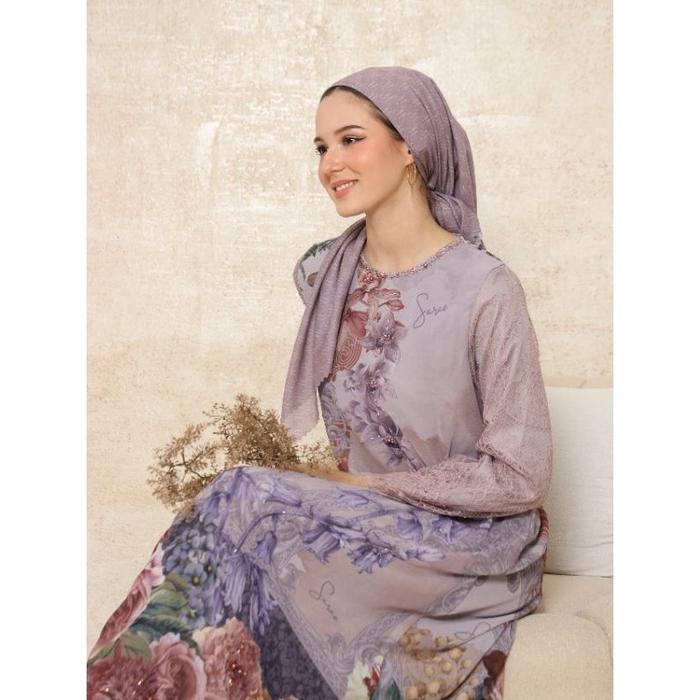 KARIMAKE X SARAE Athena Dress Colorr Wisteria - Dress Wisteria, S