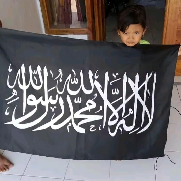 BENDERA TAUHIT AR RAYAH AL LIWA bendera hitam