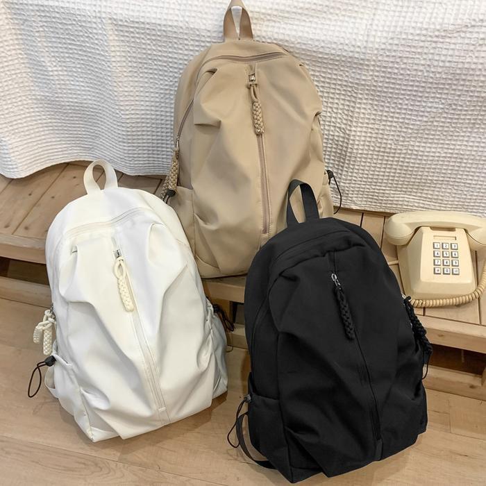 Eiger - Tas Ransel Wanita Korean Style Sekolah Cewek Stylish Backpack Punggung Sederhana Nilon Besar
