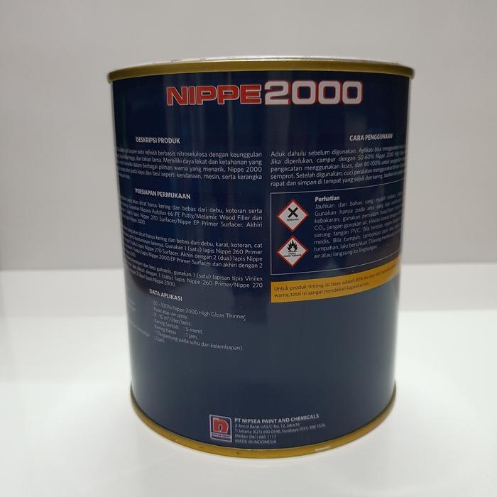 Promo Cat Duco Nippe 2000 Matt White 470D / Cat Duko Putih Doff Nippe 470D Car Paint