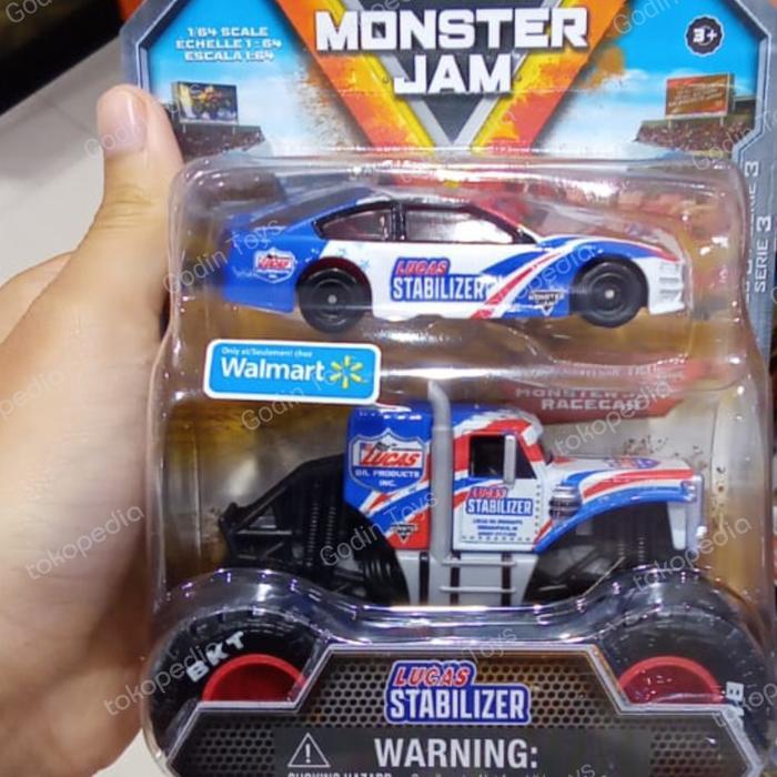 Monster Jam Lucas Stabilizer Walmart Exclusive Spin Master Terbaru 