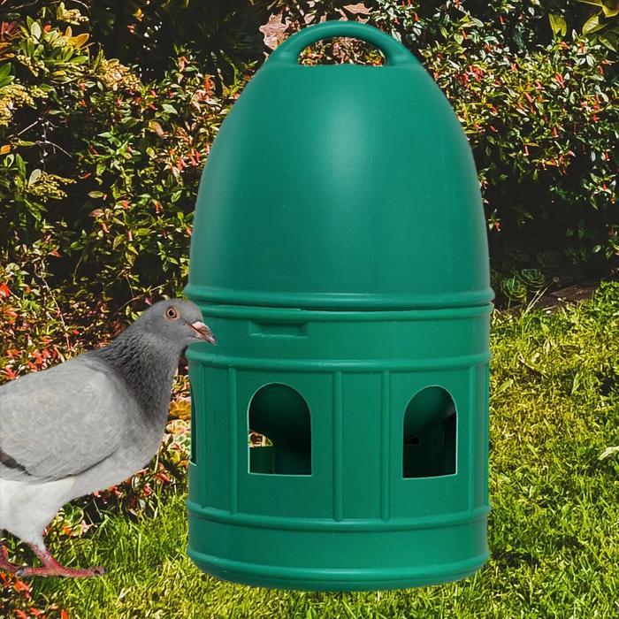 Tempat Minum Burung Merpati Pos/Koloni 10L Plastik Putih/Hijau #Gratisongkir