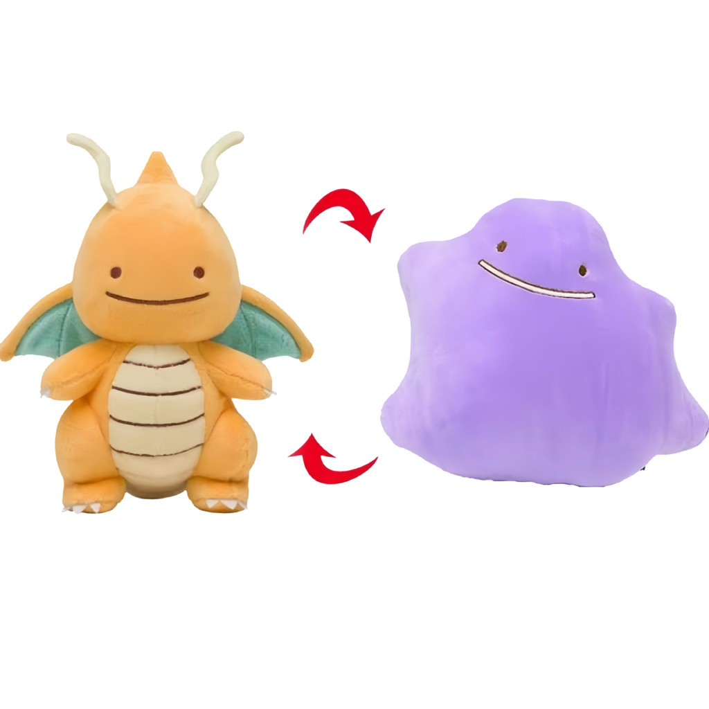 Pokmon Pokopia Dragonite Plush Ditto Transformation Plush Toy Charmander Eevee Ditto Lapras