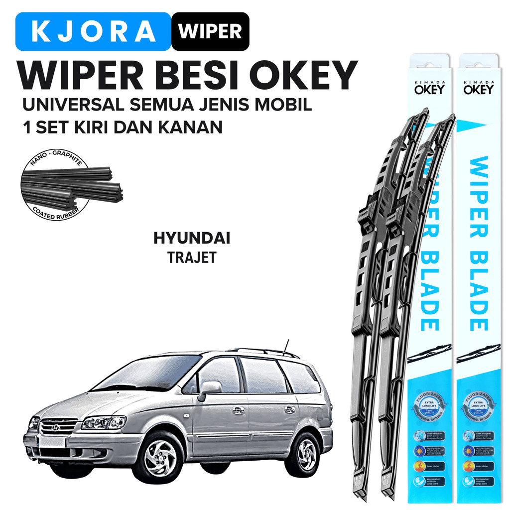 Wiper Hyundai Trajet Konvensional Kaca Depan Mobil