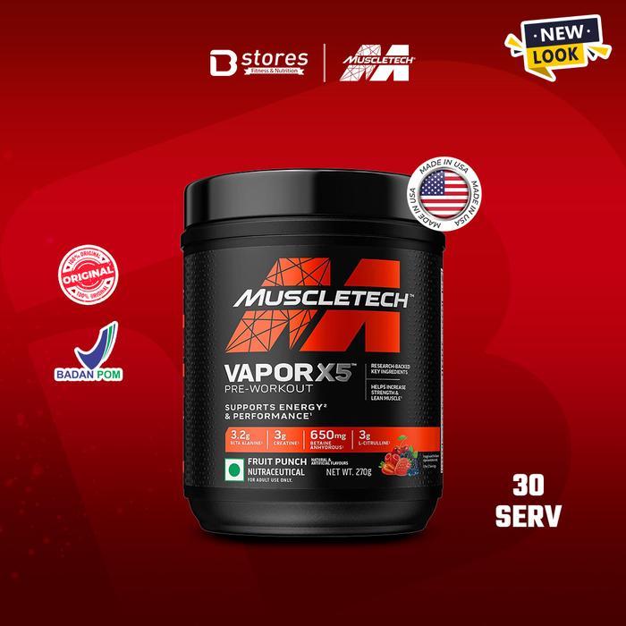 Muscletech Next Gen Vaporx5 Preworkout 30 Serving Bs Terbaru 