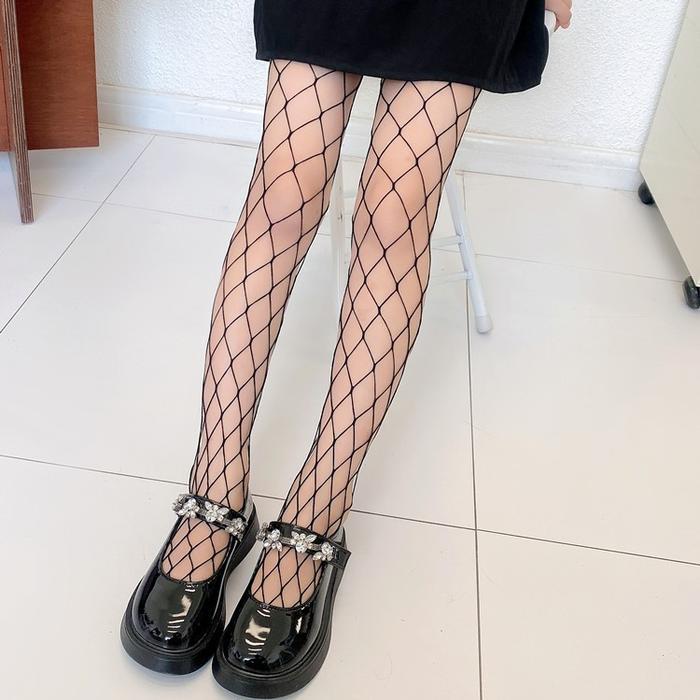 Stocking Jaring Anak Kecil - Nekoma - Hitam Besar