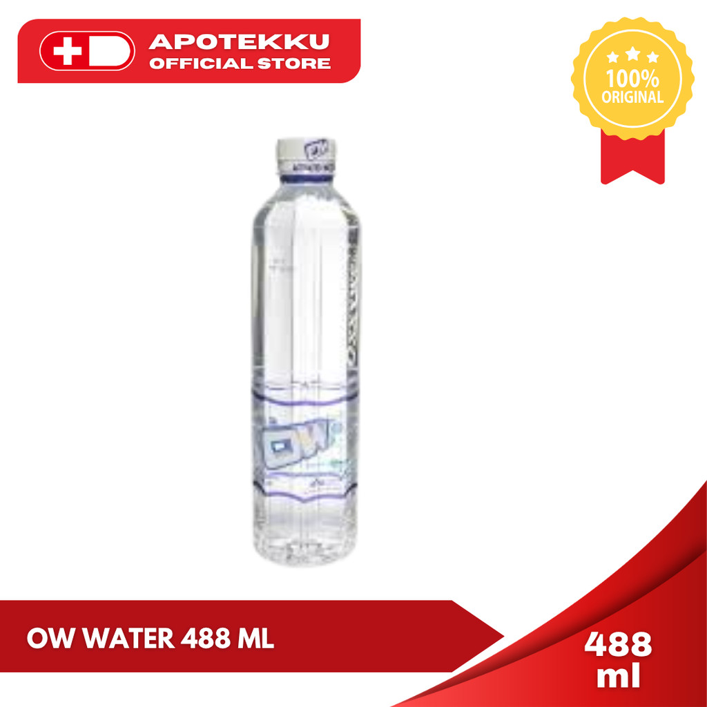 OW Water Air Minum Beroksigen 488ml - Air Mineral Murni