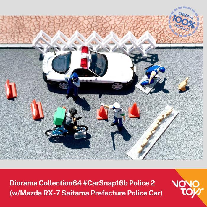 Tomica Limited Vintage Diocolle Carsnap16B Police 2 W/Mazda Rx7 Police