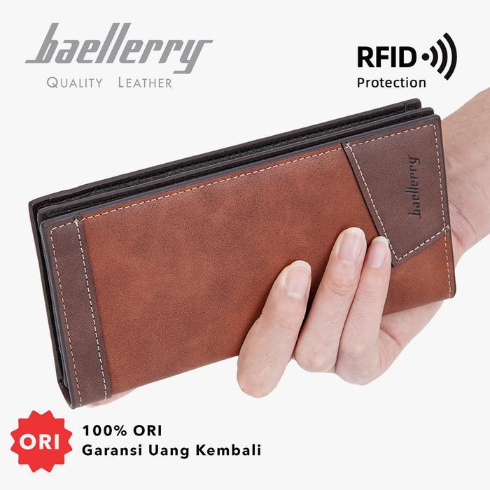 Eiger - Dompet Panjang Pria Kulit Pu Rfid Protect C3051