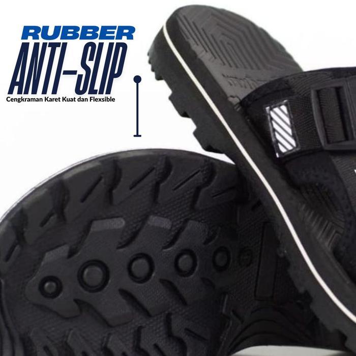 Promo Eguar Power & Durable Sandal Gunung Slop Adventure Pria Wanita Terbaru Bahan Karet Anti Licin