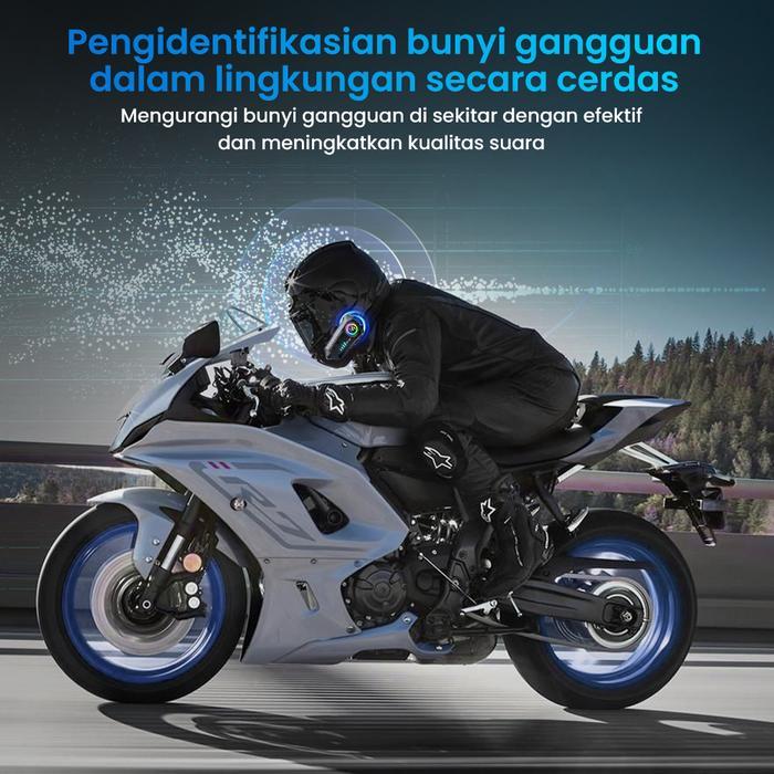 JZAQ Y10-2X INTERCOM HELM/HEADSET BLUETOOTH HELM MOTOR /INTERCOM HELM WATERPROOF/1000MAH