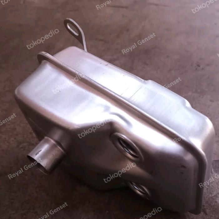 XWJ63 MUFFLER KNALPOT MESIN TEMPEL 3HP 63CC TERBARU