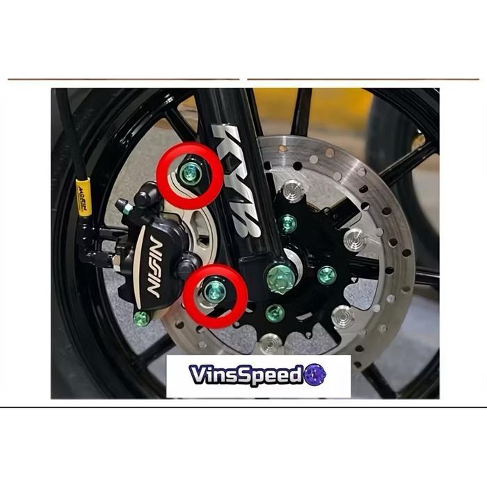 Sale Baut Titanium Breket Kaliper Aerox Nmax Filano Mio