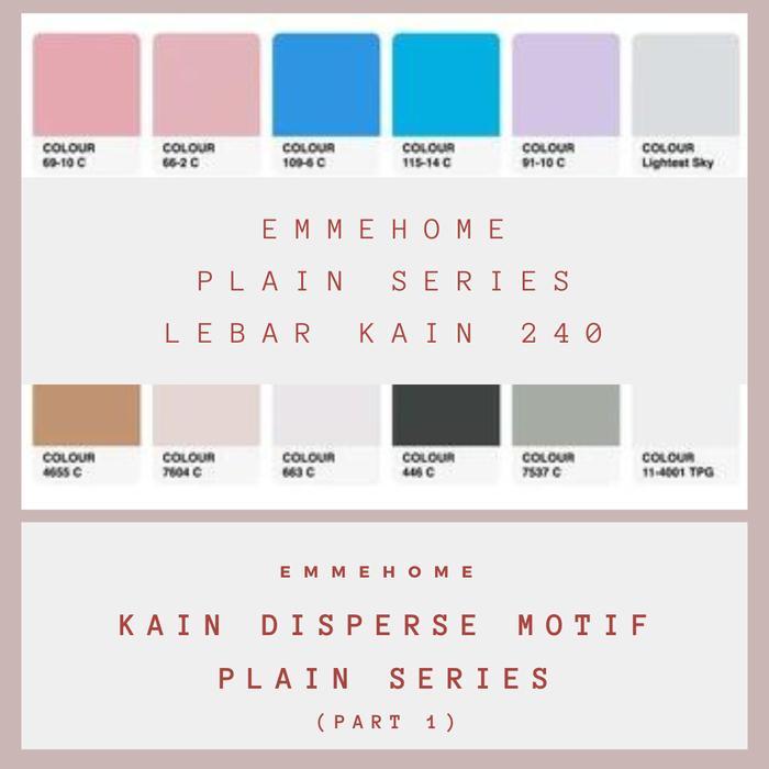 (L240) BAHAN KAIN SPREI DISPERSE MICROTEX POLOS 100GSM