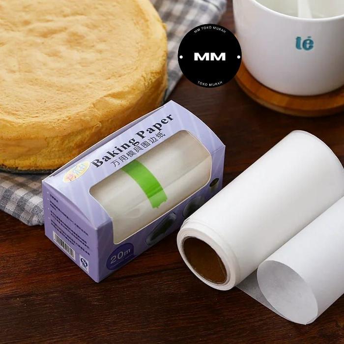 BAKING PAPER BULAT / BAKING PAPER PENDEK / BAKING PAPER / KERTAS ROTI