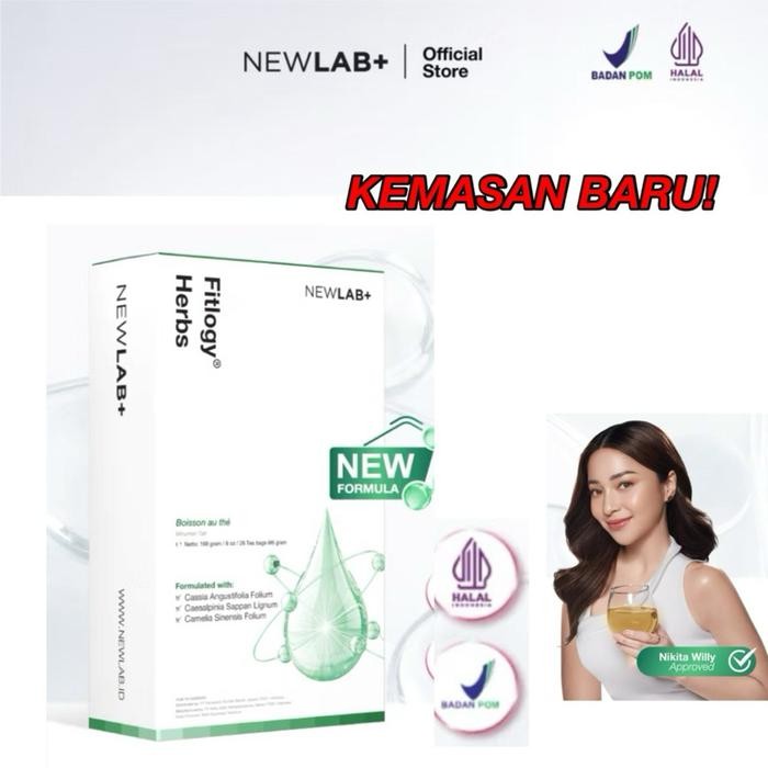 

oW.galiban - Newlab Tea 28 Tea Bag - Teh Herbal Green Tea Fitlogy Newlab Drink