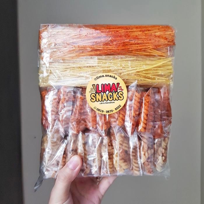 

PAKETAN MIX MAKARONI & LIDI (50PCS PEDAS & ASIN)