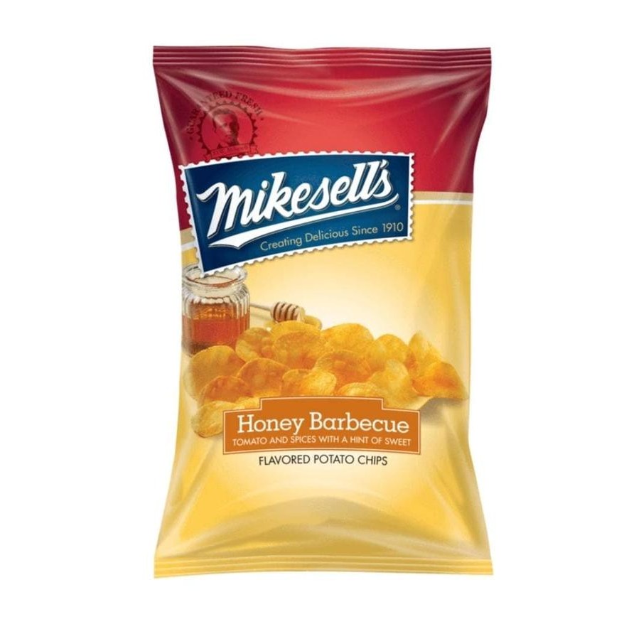 

MIKESELL'S MIKESELLS KETTLE COOKED POTATO CHIPS SNACK SNEK KENTANG