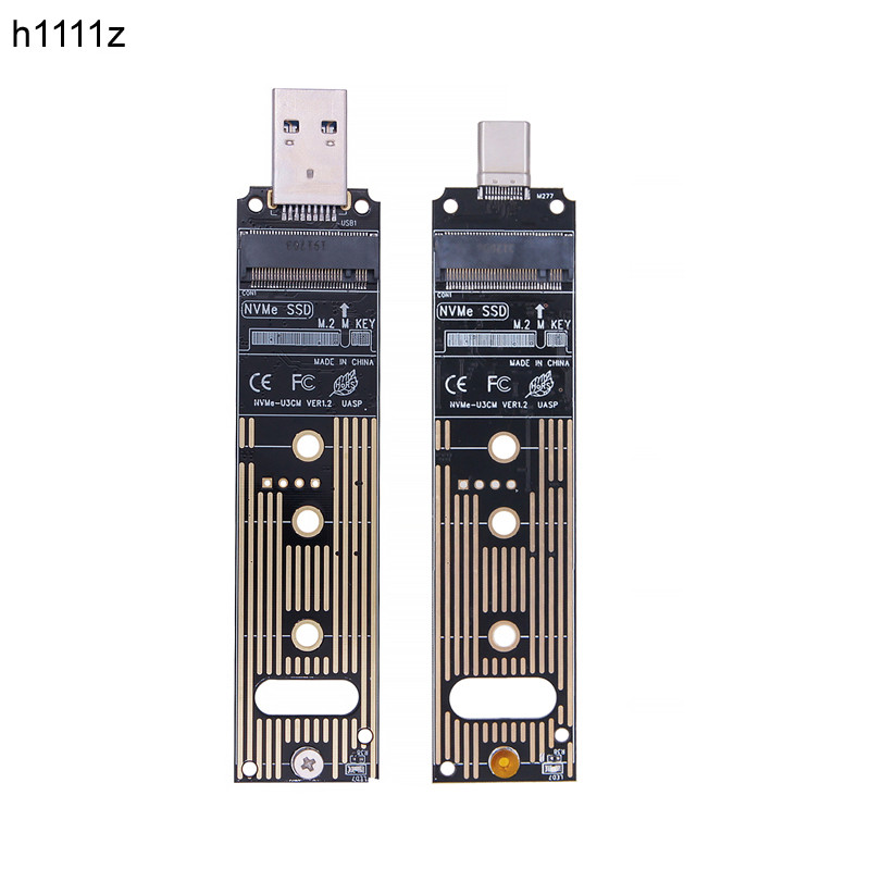 Nvme To Usb Type-A/Type-C Converter Nvme Enclosure M.2 To Usb3.1 Case M2 Ssd Adapter For Nvme Pcie M
