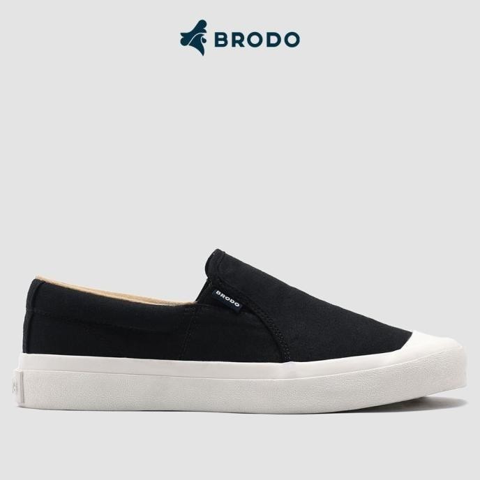 Mega Sale Ramadhan Sneakers Unisex BRODO Vantage V.2 Slip On - Navy
