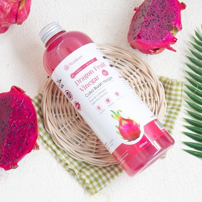 

Stok Baru Nutiver Cuka Buah Naga Dragon Fruit Vinegar Minuman Probiotik Sehat RAW UNFILTERED Organik